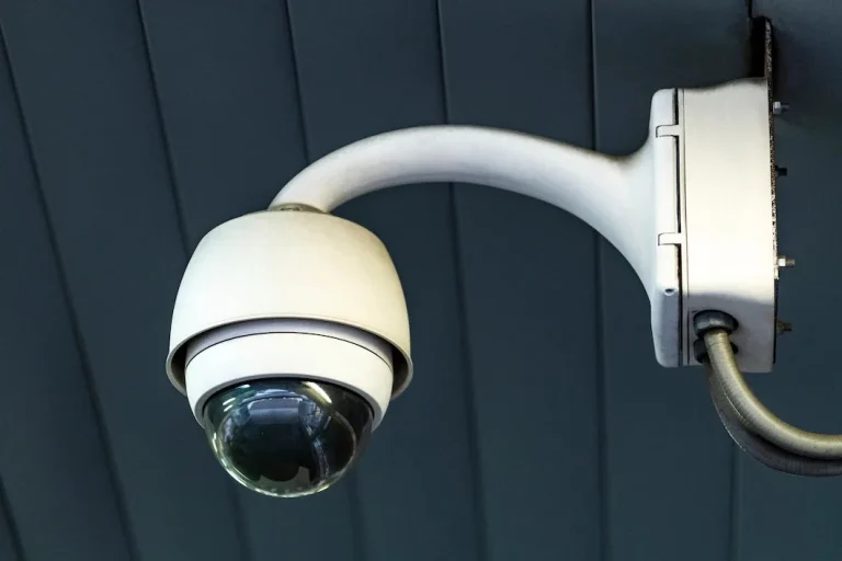 CCTV security camera installed by Newtech in Abu Dhabi