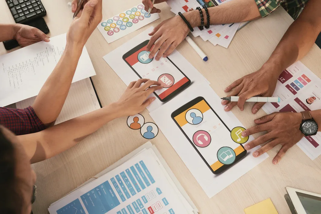 Mobile application development for iOS and Android