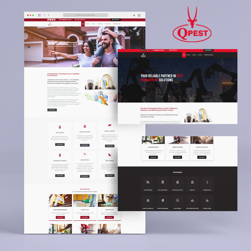 QPest Qatar – Web application project